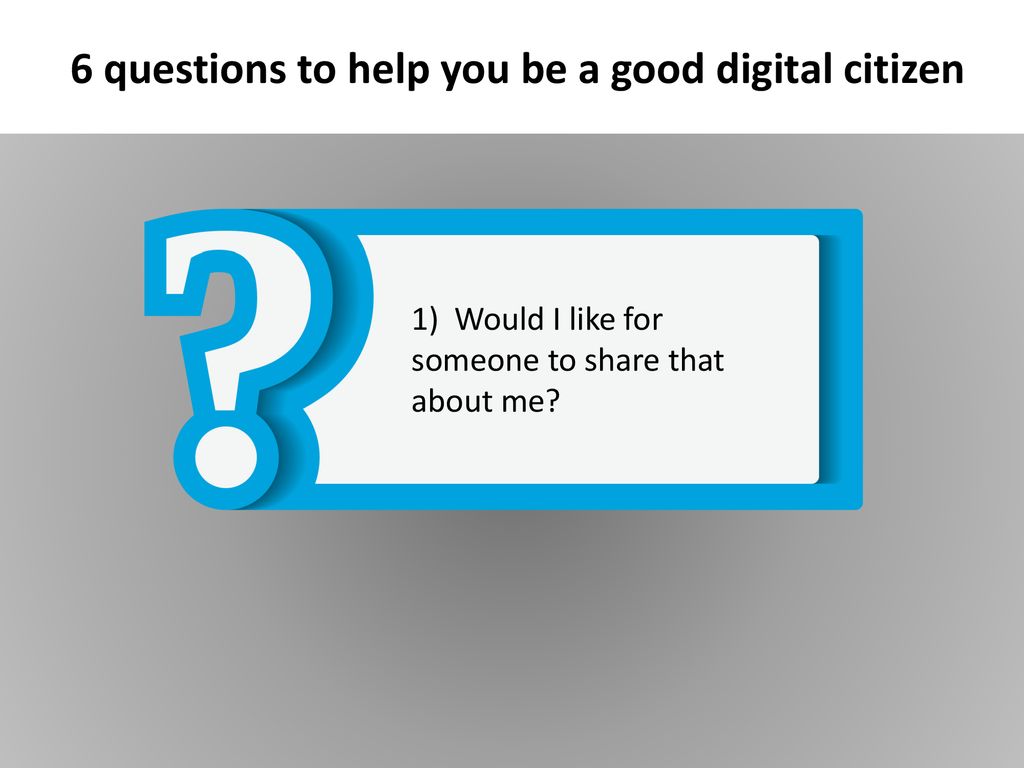 6 examples of online good digital citizenship
